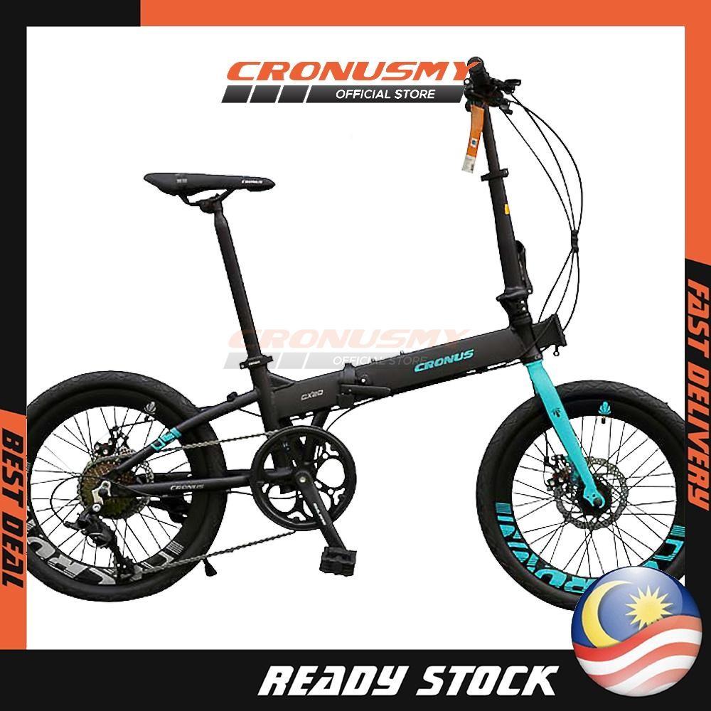 Cronus 20" Aluminium Alloy Folding Bicycle Basikal lipat CX20 1 x 9 Speed Sensah - Image 3