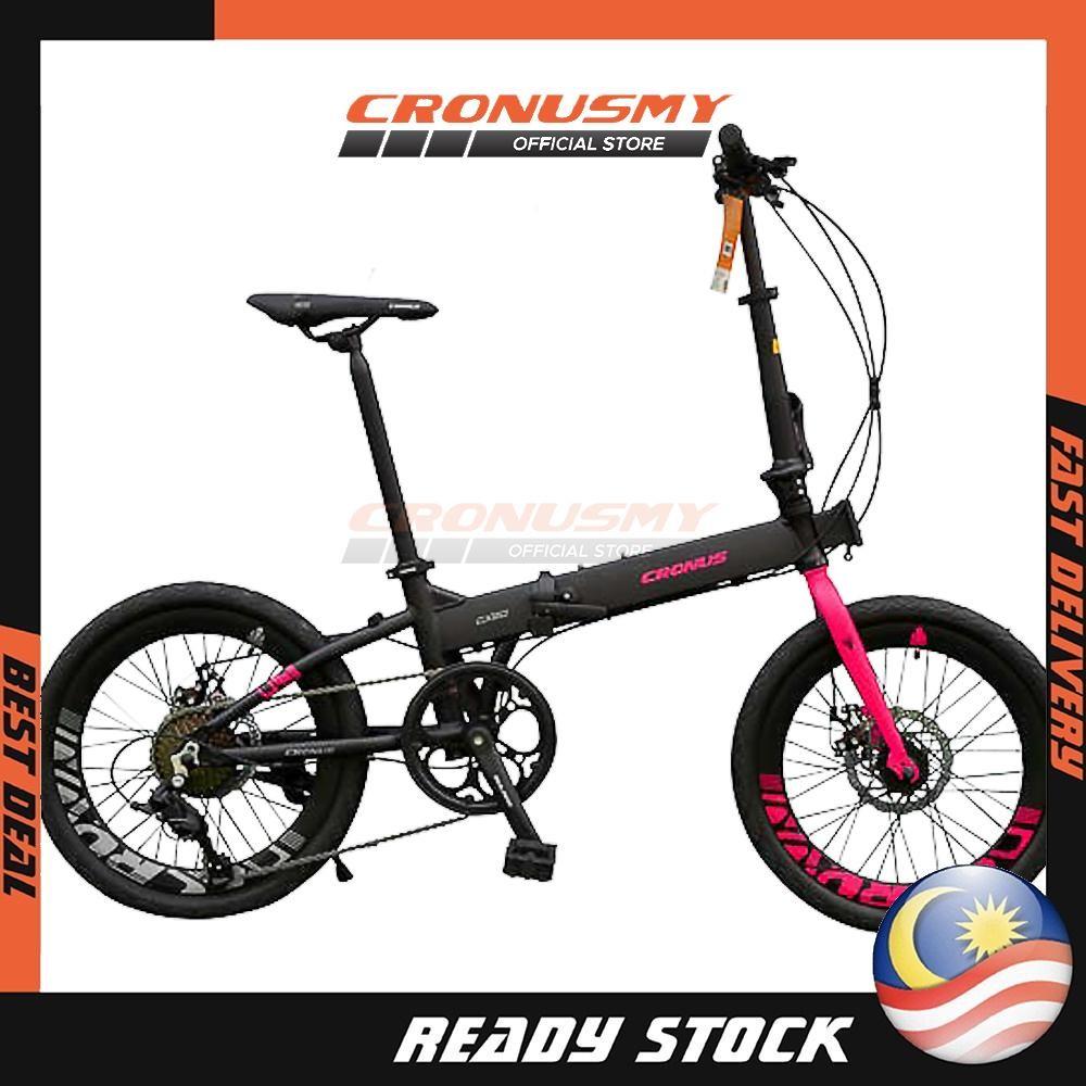 Cronus 20" Aluminium Alloy Folding Bicycle Basikal lipat CX20 1 x 9 Speed Sensah - Image 6
