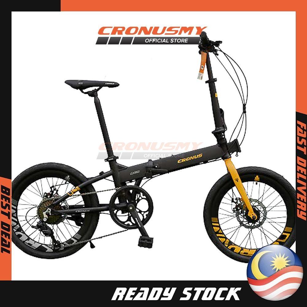 Cronus 20" Aluminium Alloy Folding Bicycle Basikal lipat CX20 1 x 9 Speed Sensah - Image 4