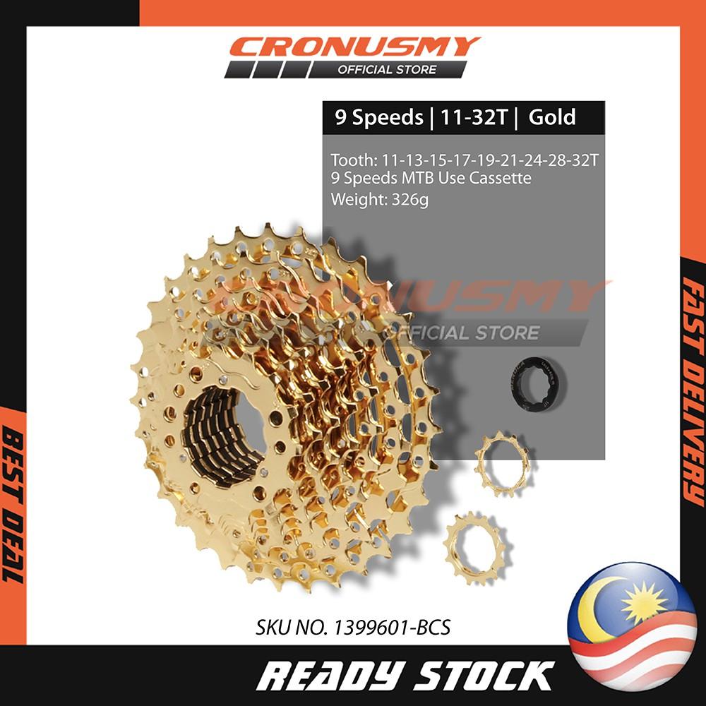 Meroca 8 9 10 11 12 Speed Bicycle Cassette for MTB Use Part Component Mountain Bike Basikal Freewheel Silver Gold Black - Image 3