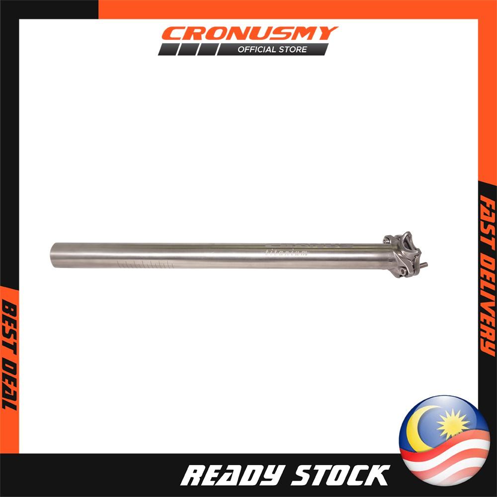 L.400mm X Ø31.6mm Cronus Titanium Seat Post Seatpost for Bicycle Basikal (1PC) 1399157-BCS