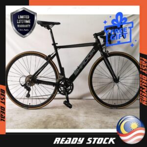 Shadow Arlene 700C Alloy Aero Road Bike Racing BIke Sensah 18 Speed Internal Cable Routing