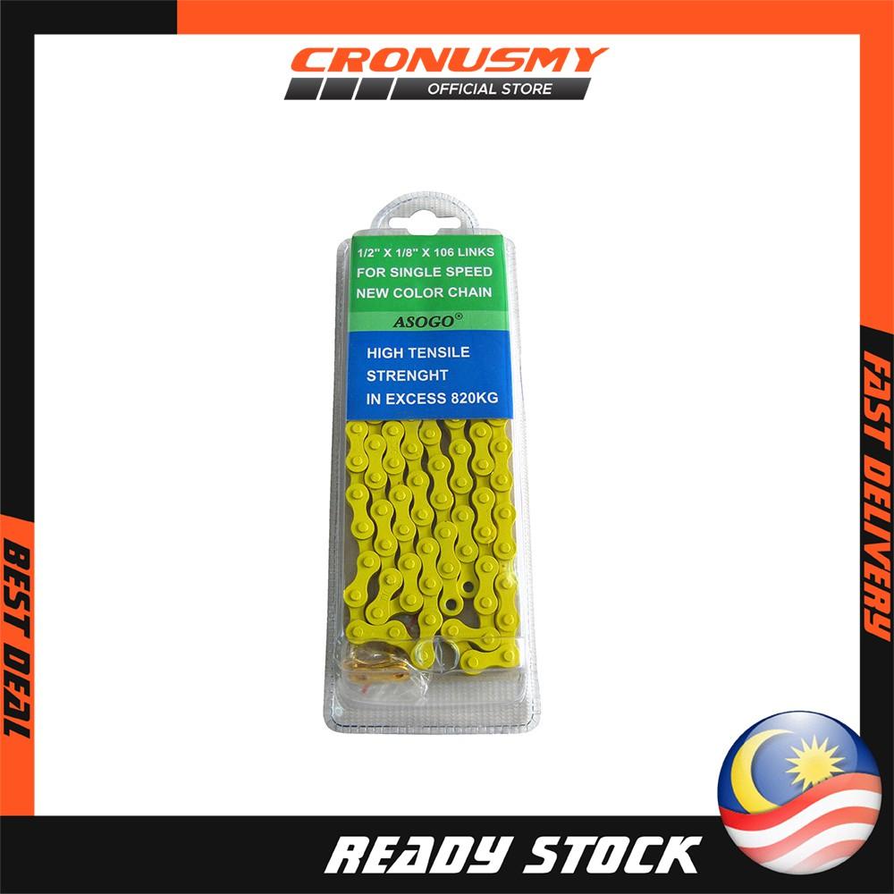 Asogo Bicycle Colour Chain for Fixie Bike or Single Speed Bike Use Basikal Pixie (1 Unit) 1110954-BCS - Image 4
