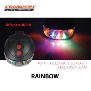 Bicycle Bike Safety Led Laser Tail Light Red / Blue / Rainbow Color 1399195-BCS