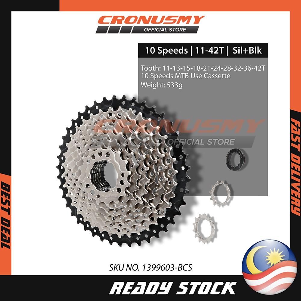 Meroca 8 9 10 11 12 Speed Bicycle Cassette for MTB Use Part Component Mountain Bike Basikal Freewheel Silver Gold Black - Image 5