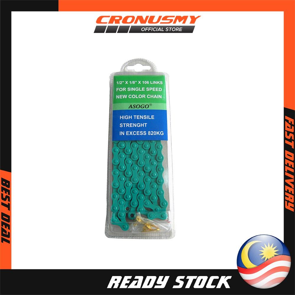 Asogo Bicycle Colour Chain for Fixie Bike or Single Speed Bike Use Basikal Pixie (1 Unit) 1110954-BCS - Image 5
