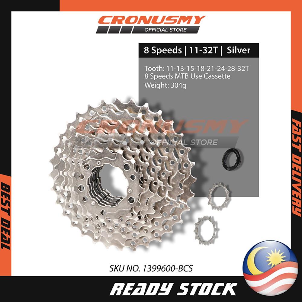 Meroca 8 9 10 11 12 Speed Bicycle Cassette for MTB Use Part Component Mountain Bike Basikal Freewheel Silver Gold Black - Image 2