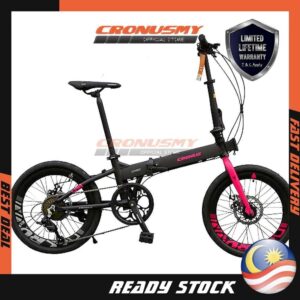 Cronus 20" Aluminium Alloy Folding Bicycle Basikal lipat CX20 1 x 9 Speed Sensah