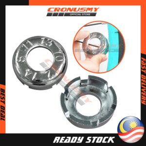 Bicycle Spoke Wrench with 6 Slot No. 8-10-11-12-13-14 Rim Spoke Adjustment Tools Repair Basikal Alat (1 PC) 1399110-BCS