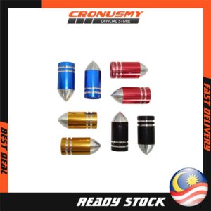 Asogo Bicycle Bike Alloy Valve Cap for Schrader / American Valve (1 PC) 0710652-BCS