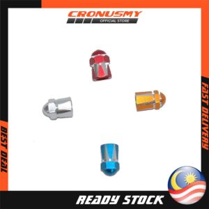 Asogo Bicycle Bike Alloy Valve Cap for Schrader / American Valve (1 PC) 0610580-BCS