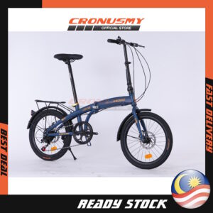 Asogo 20" Folding Bike Foldable Bicycle Basikal Lipat 7 Speeds Foldie 20 Inci 20 Inch AS200349-BC