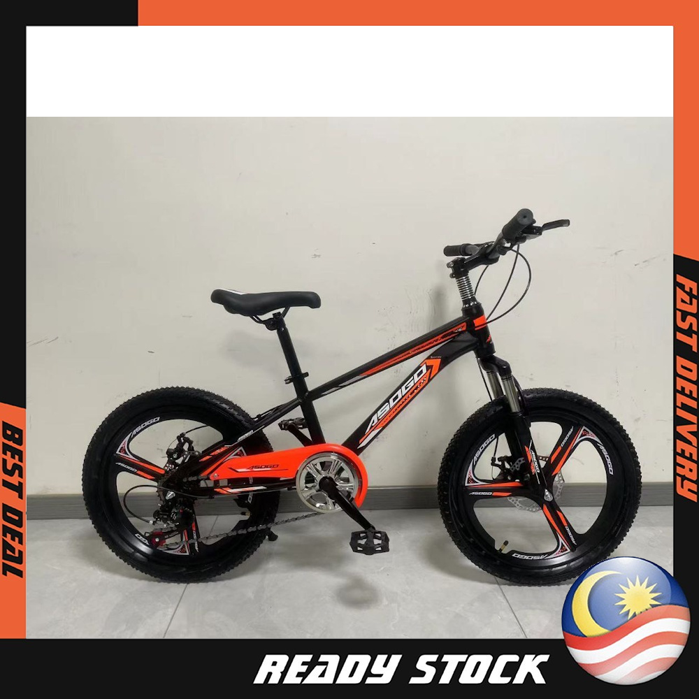 20" Basikal Budak ASOGO 7 SPEED MTB Kids Bicycle Tyre Besar - Image 4