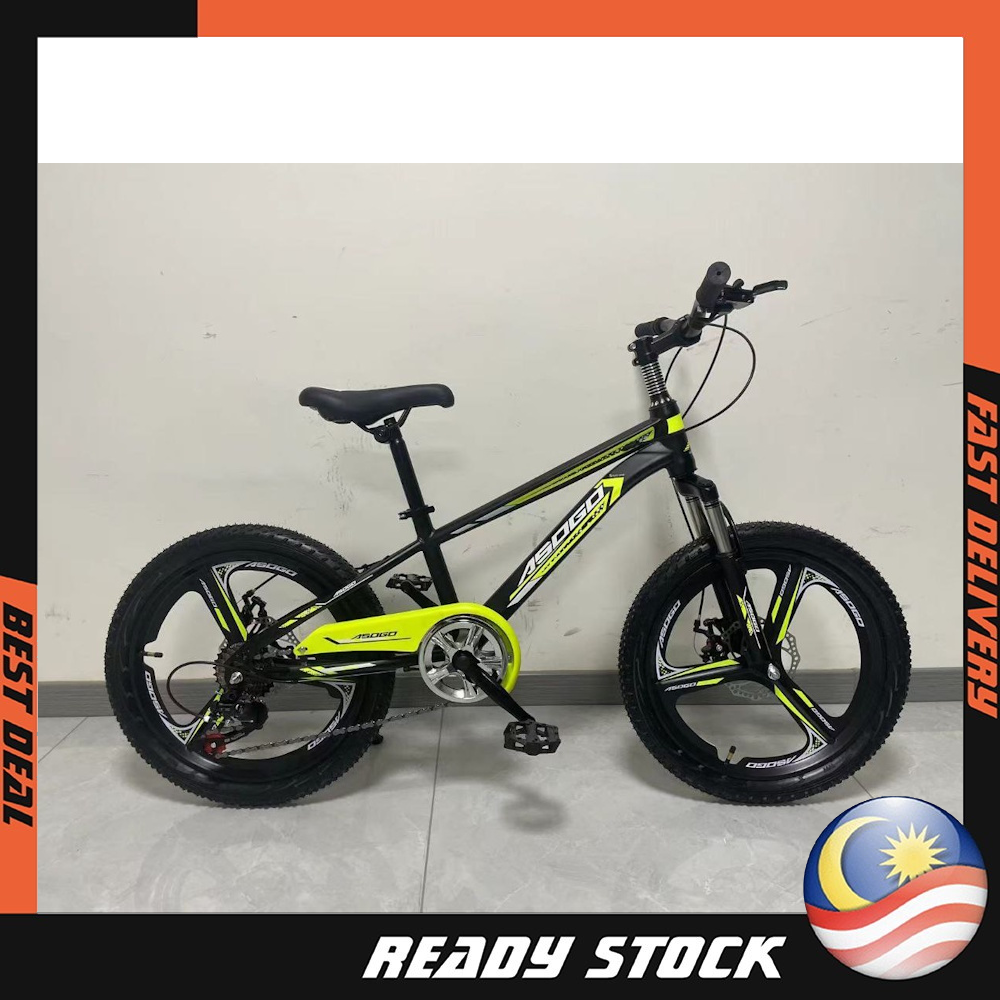 20" Basikal Budak ASOGO 7 SPEED MTB Kids Bicycle Tyre Besar - Image 2